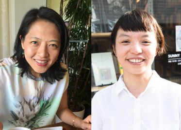 講者陳天璽小姐（左）與溫又柔小姐（右）（內容力提供）